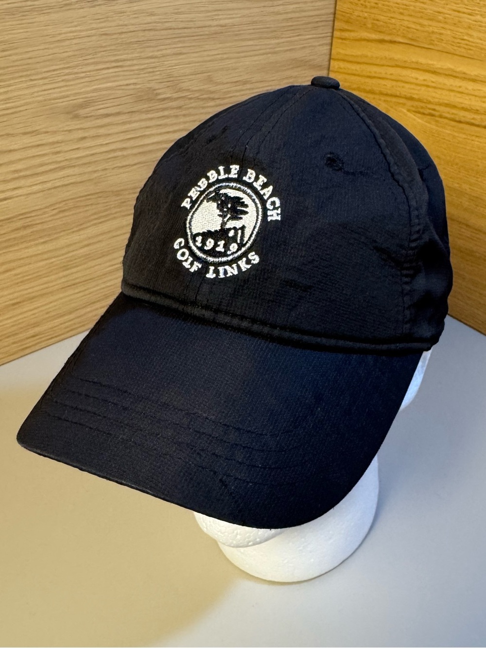 Pebble Beach Golf Links cap in black polyester ⛳️